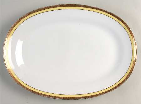 Palermo Yellow 14" Oval Serving Platter