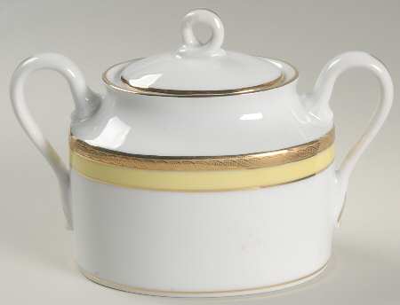 Palermo Yellow Sugar Bowl & Lid