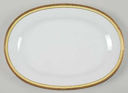 Palermo Yellow 15" Oval Serving Platter