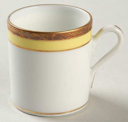 Palermo Yellow Flat Demitasse Cup