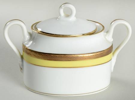 Palermo Yellow Mini Sugar Bowl & Lid