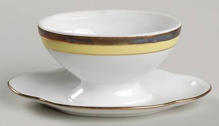 Palermo Yellow Oval Mustard W/Att Underplate-Nolid