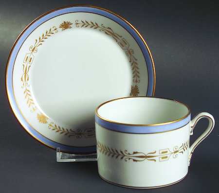 Pavia Flat Cup & Saucer Set
