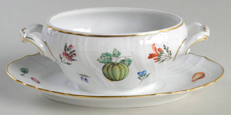 Perugia (White) Gravy Boat w/Attached Underplate No Lid