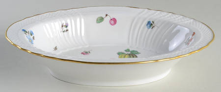 Perugia (White) 10" Oval Vegetable Bowl