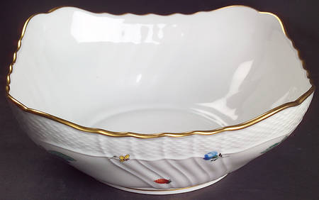 Perugia (White) 9" Square Vegetable Bowl