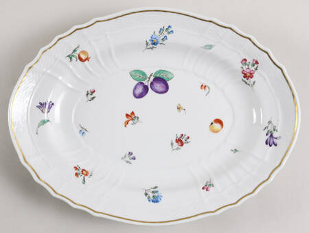 Perugia (White) 13" Oval Serving Platter