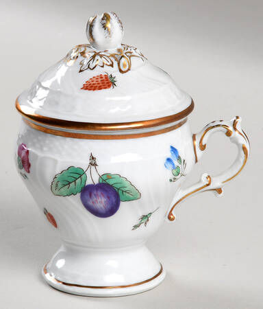Perugia (White) Pot de Creme (2 Pc)-Lid & Base