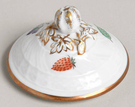 Perugia (White) Pot de Creme (2 Pc)-Lid Only