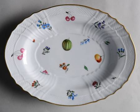 Perugia (White) 12" Oval Serving Platter