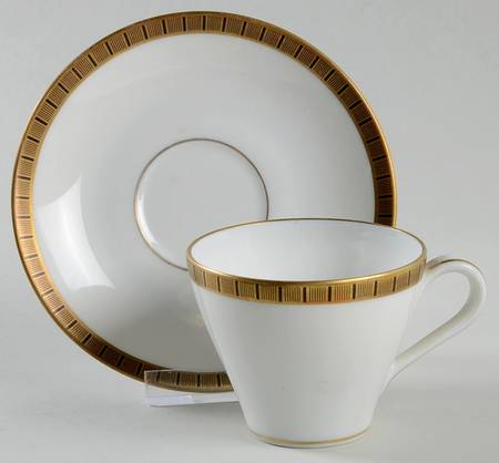 Piemonte Flat Demitasse Cup & Saucer Set