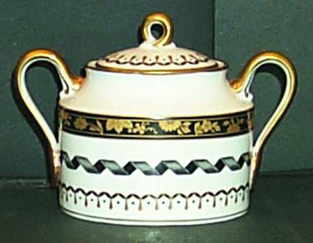 Pincio Black Mini Sugar Bowl & Lid