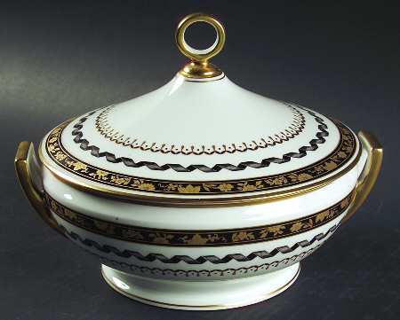 Pincio Black Round Covered Vegetable