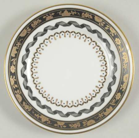Pincio Black Bread & Butter Plate