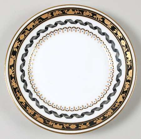 Pincio Black Salad Plate