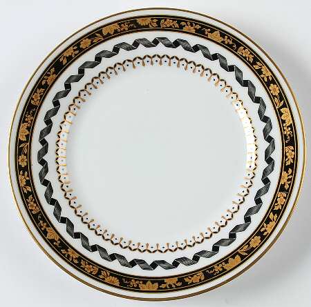 Pincio Black Salad/Dessert Plate