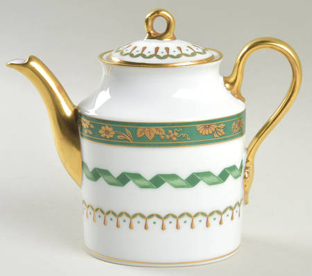 Pincio Green Individual Coffee Pot & Lid