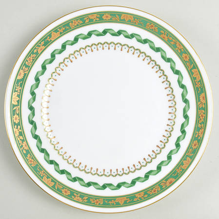 Pincio Green Luncheon Plate