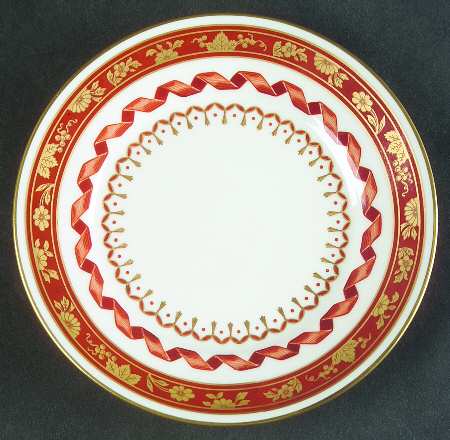 Pincio Red Bread & Butter Plate