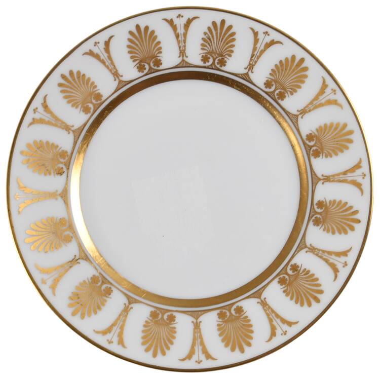 Pompei Gold Bread & Butter Plate