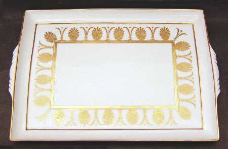 Pompei Gold Rectangular Tray