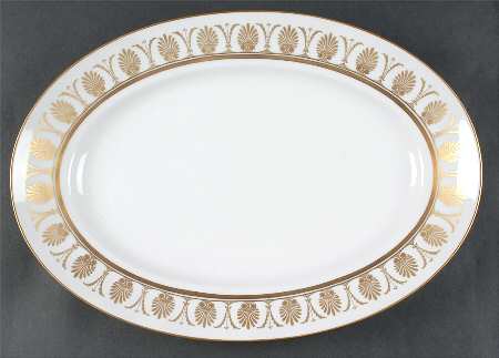 Pompei Gold 16" Oval Serving Platter