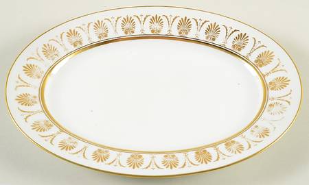 Pompei Gold 13" Oval Serving Platter