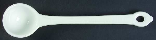 Quenelle (Scalloped) Gravy Ladle Solid Piece