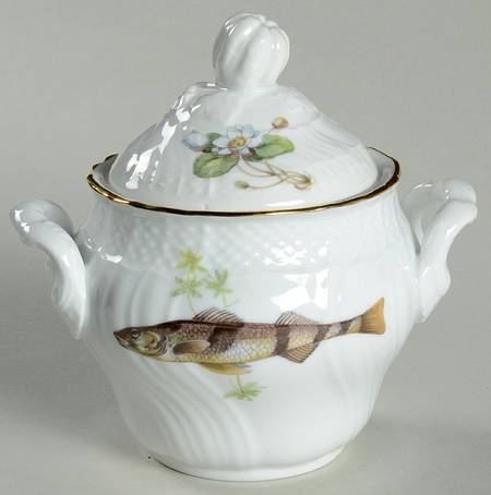 Quenelle (Scalloped) Sugar Bowl & Lid