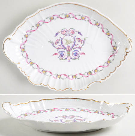 Rapallo Large Oval Fluted Dish