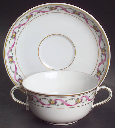 Rapallo Flat Cream Soup Bowl & Saucer Set