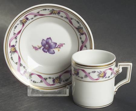 Rapallo Flat Demitasse Cup & Saucer Set
