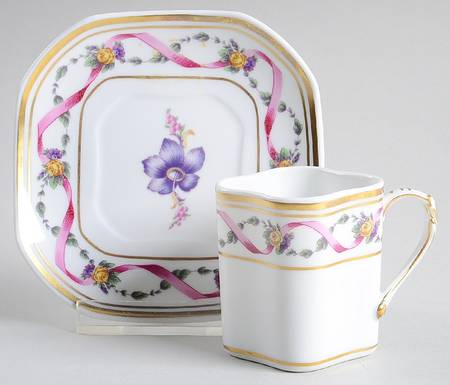 Rapallo Flat Demitasse Cup & Saucer Set