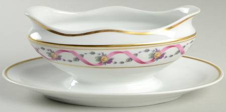 Rapallo Gravy Boat with Attached Underplate