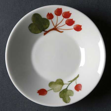 Red Currant Saucer for Demitasse Cup