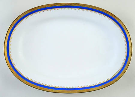 Regal Blue 15" Oval Serving Platter