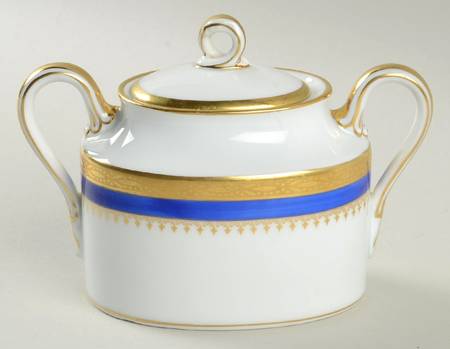 Regal Blue Sugar Bowl & Lid