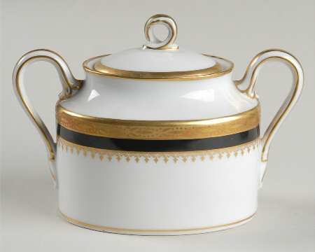 Regal Black Sugar Bowl & Lid