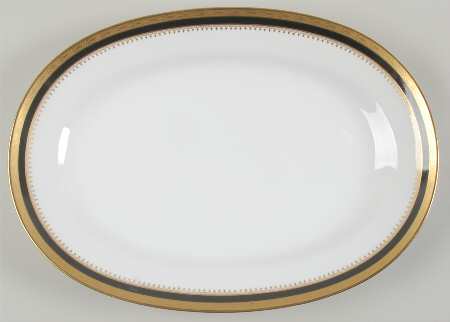 Regal Black 15" Oval Serving Platter