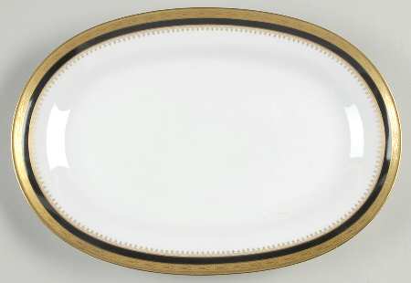Regal Black 13" Oval Serving Platter