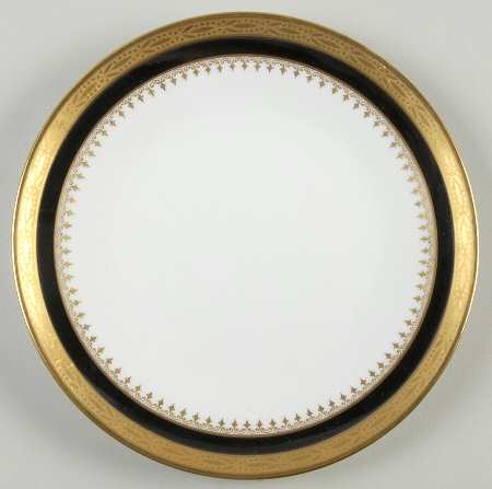 Regal Black Bread & Butter Plate