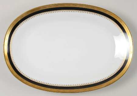 Regal Black 12" Oval Serving Platter