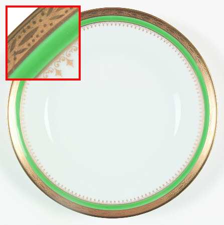 Regal Green Luncheon Plate