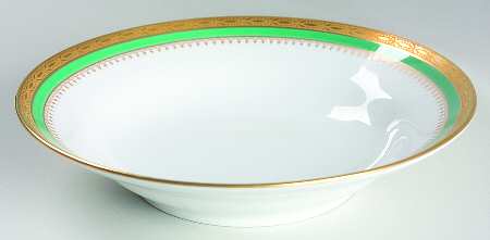 Regal Green Rim Soup Bowl