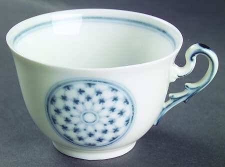 Rete Blue Flat Cup