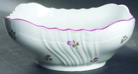 Roselline 9" Square Vegetable Bowl