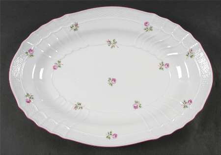 Roselline 15" Oval Serving Platter