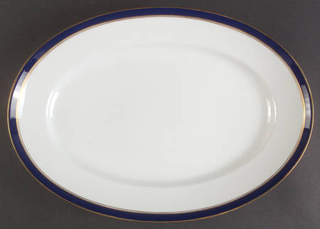 Sardinia Blue 16" Oval Serving Platter