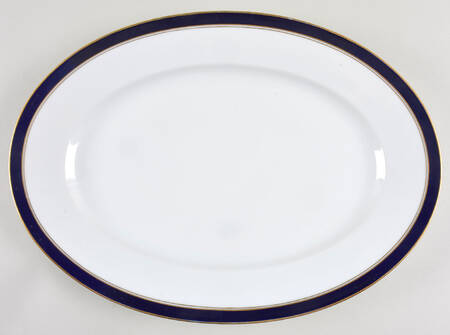 Sardinia Blue 15" Oval Serving Platter