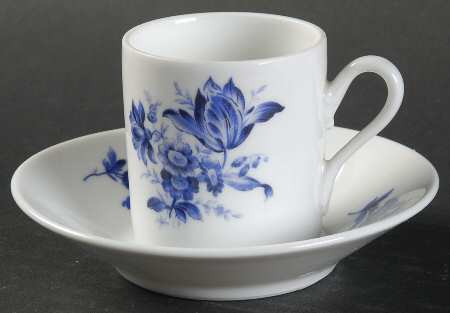 Savona Flat Demitasse Cup & Saucer Set